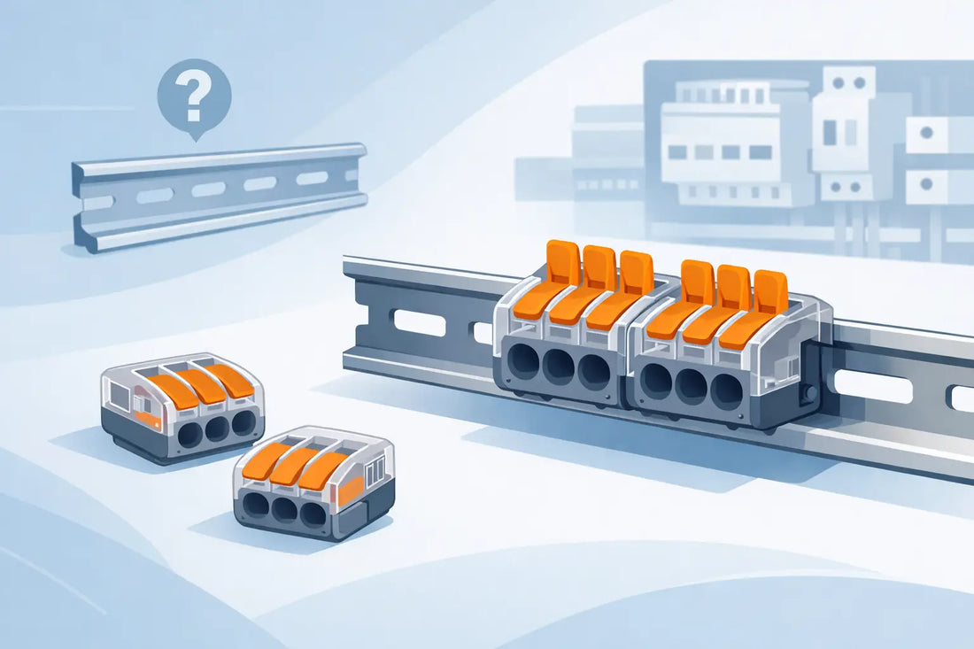 Can Wago Connectors Mount on DIN Rail?