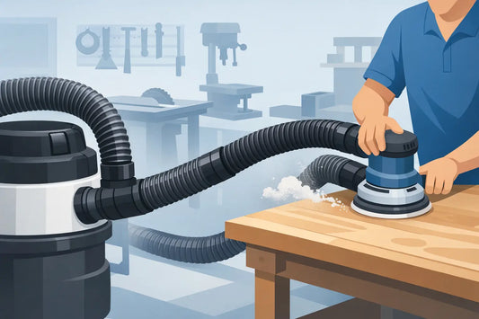 Dust Hose Extender for Better Workshop Reach