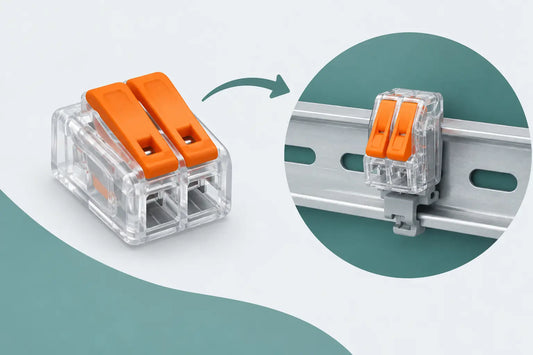 Can a Wago 221 2411 Mount to a 35mm DIN Rail?
