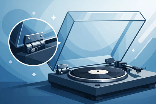 Turntable Lid Hinge Guide for Proper Fit