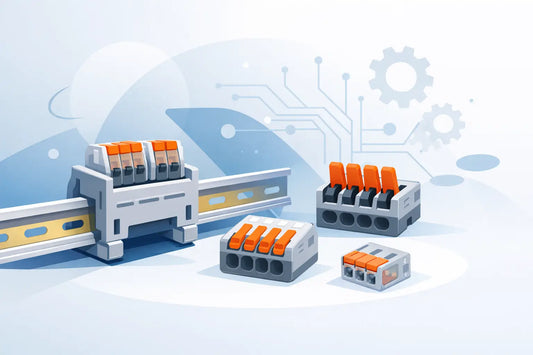 DIN Rail Adaptors for Wago Connectors