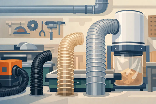 Why Are Dust Hoses Different Sizes in Workshops?
