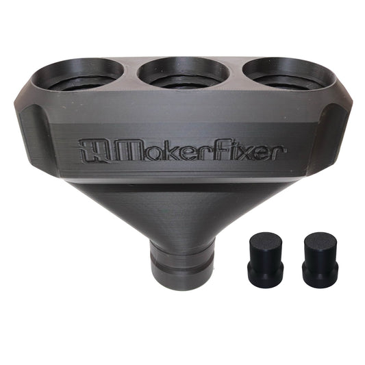 Triple 32mm/38mm Universal Hose Connector Tool Y Splitter Compatible With DeWalt AirLock DWV9000