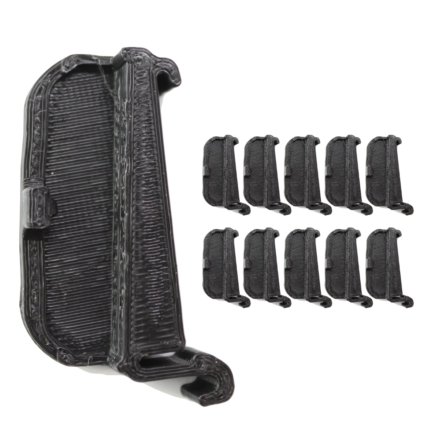 10pcs DIN Rail Clip for Wago 221-2411 Inline Connector