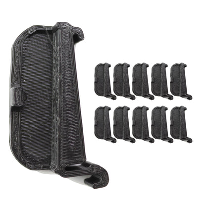 10pcs DIN Rail Clip for Wago 221-2411 Inline Connector