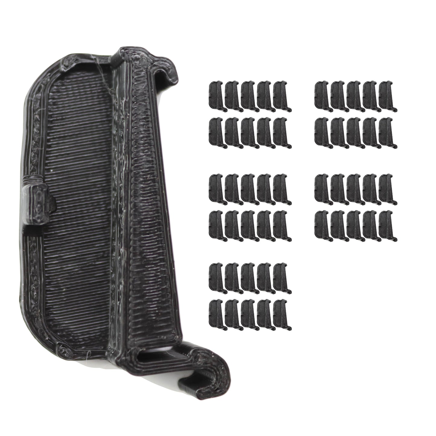 50pcs DIN Rail Clip for Wago 221-2411 Inline Connector